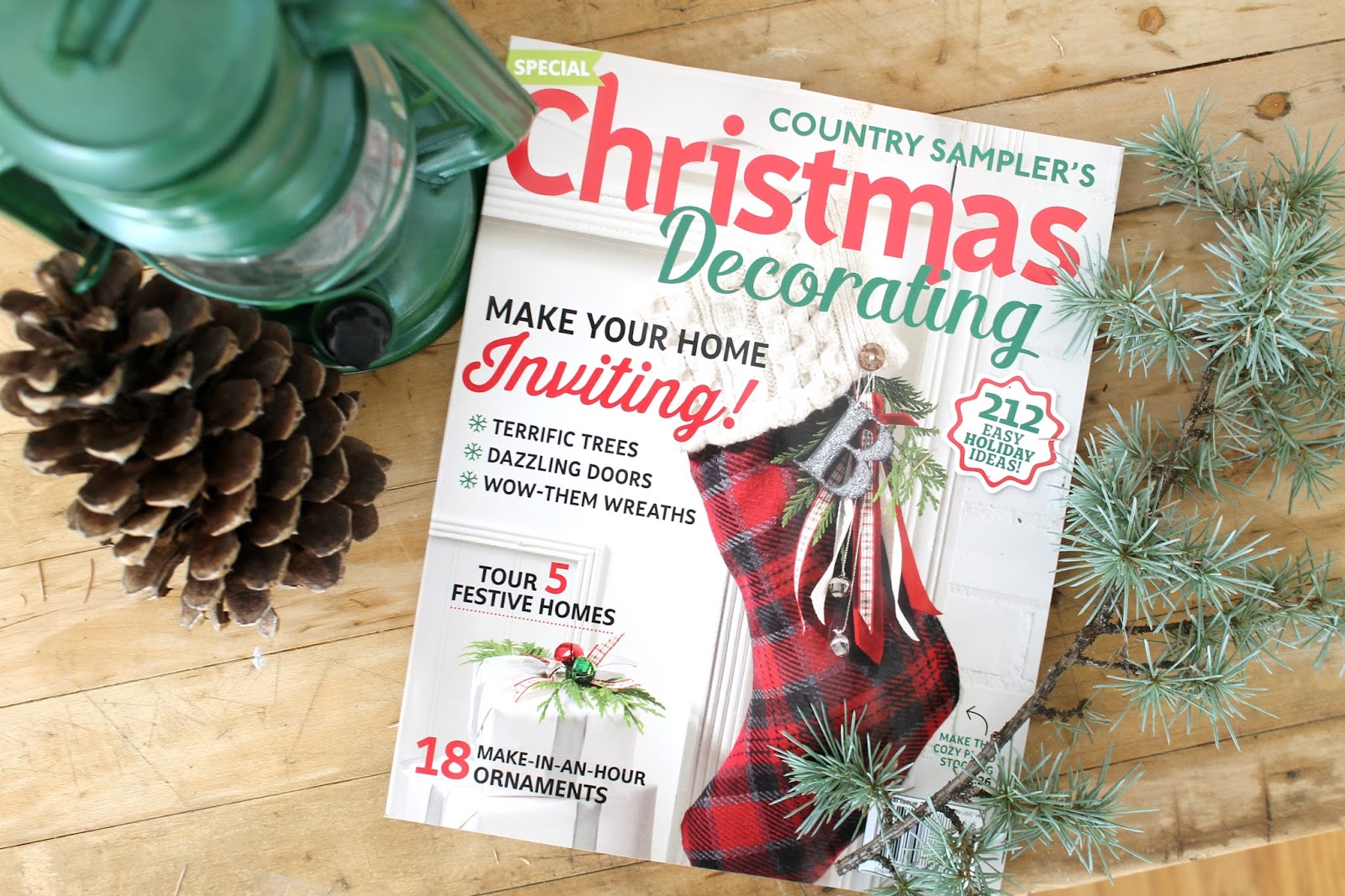 Featured in Country Sampler's Christmas Decorating Magazine