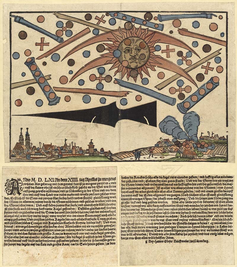 1561 celestial phenomenon over Nuremberg