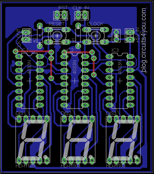 Object counter circuit circuits4you