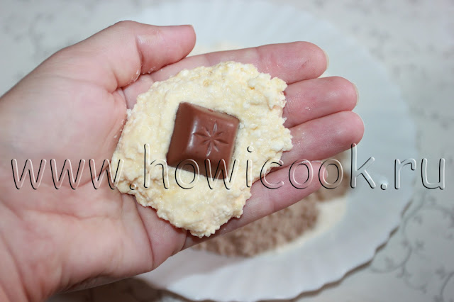 рецепт сырников с шоколадной начинкой с пошаговыми фото