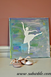 dance crafts painting paint suburble cheerful projects spaces keeping cheap easy rooms canvas copy paintings ballet ballerina frugal fabulous fun