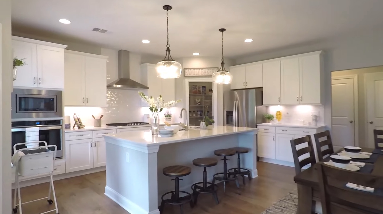 Interior Design Tour vs. INSIDE TOLL BROTHERS DECORATED 5 BDRM MODEL HOME N. OF ATLANTA - BP $414,900