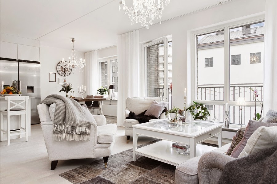 wystrój wn?trz, wn?trza, urz?dzanie mieszkania, dom, home decor, dekoracje, aran?acje, bia?e wn?trza, styl skandynawski, glamour, salon, jadalnia, kuchnia, otwarta przestrze?