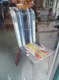 Arte y Arquitectura: Esquís para decorar