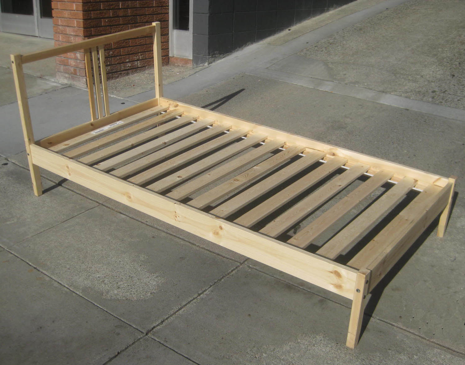 UHURU FURNITURE & COLLECTIBLES SOLD Twin Pine Bed Frame 45