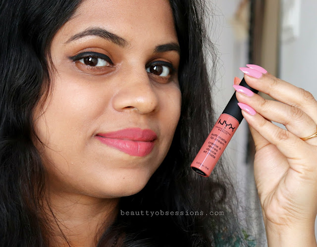 NYX Soft Matte Lip Cream 'Cannes' Review & Swatches