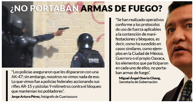 OSORIO CHONG: "FEDERALES NO PORTABAN ARMAS de FUEGO" en ENFRENTAMIENTO con la "CNTE". Screen%2BShot%2B2016-06-21%2Bat%2B11.28.01