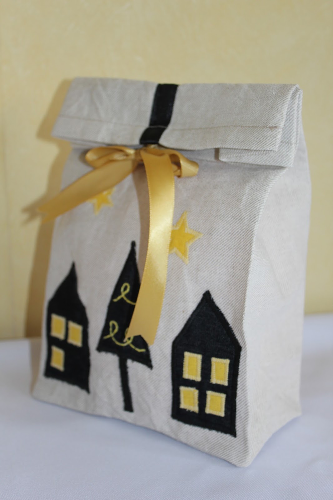 Sac En Tissu Fait Main Motif Nounours - Multicolore, Style Fourre-tout - Neuf Avec étiquettes - Idéal Cadeau De Noël