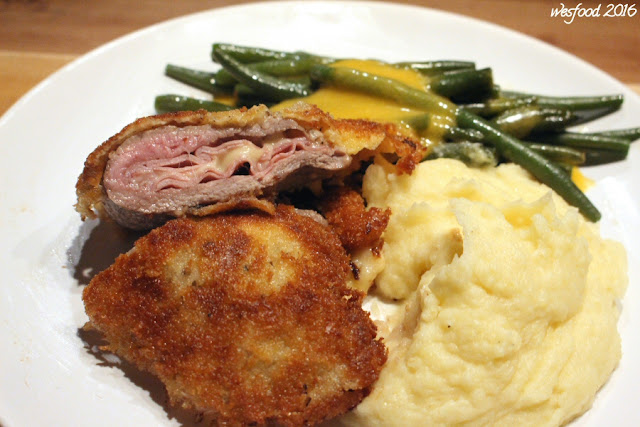 WesFood - Herr Westerhausen kocht ...: Kalbsschnitzel Cordon Bleu ...