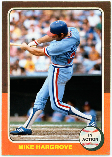 WHEN TOPPS HAD (BASE)BALLS!: 1975 IN-ACTION: MIKE HARGROVE