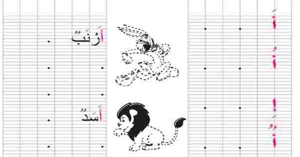 تحميل كراسة تلوين للاطفال Pdf تعليم الاطفال الحروف العربية بالرسم والتلوين