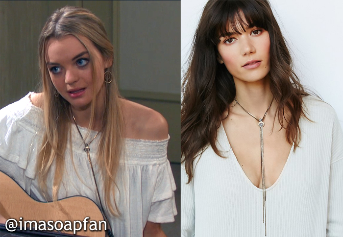Claire Brady's Bolo Necklace - Days of Our Lives, Season 51, Episode 08/31/16