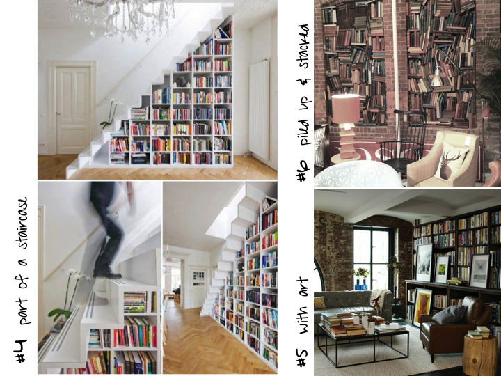 8 Creative Ways To Display Books ilovebokkie