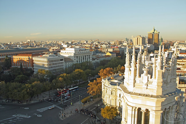 Vistas desde el Palacio de la Cibeles, Madrid