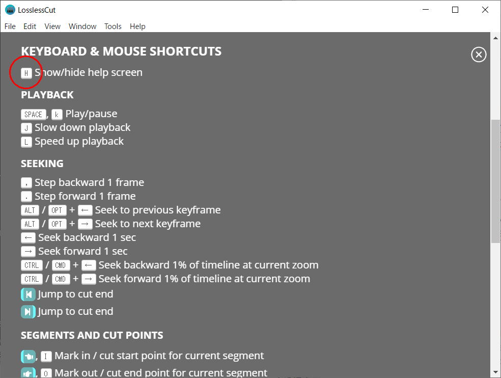 merge hotkey losslesscut merge hotkey losslesscut