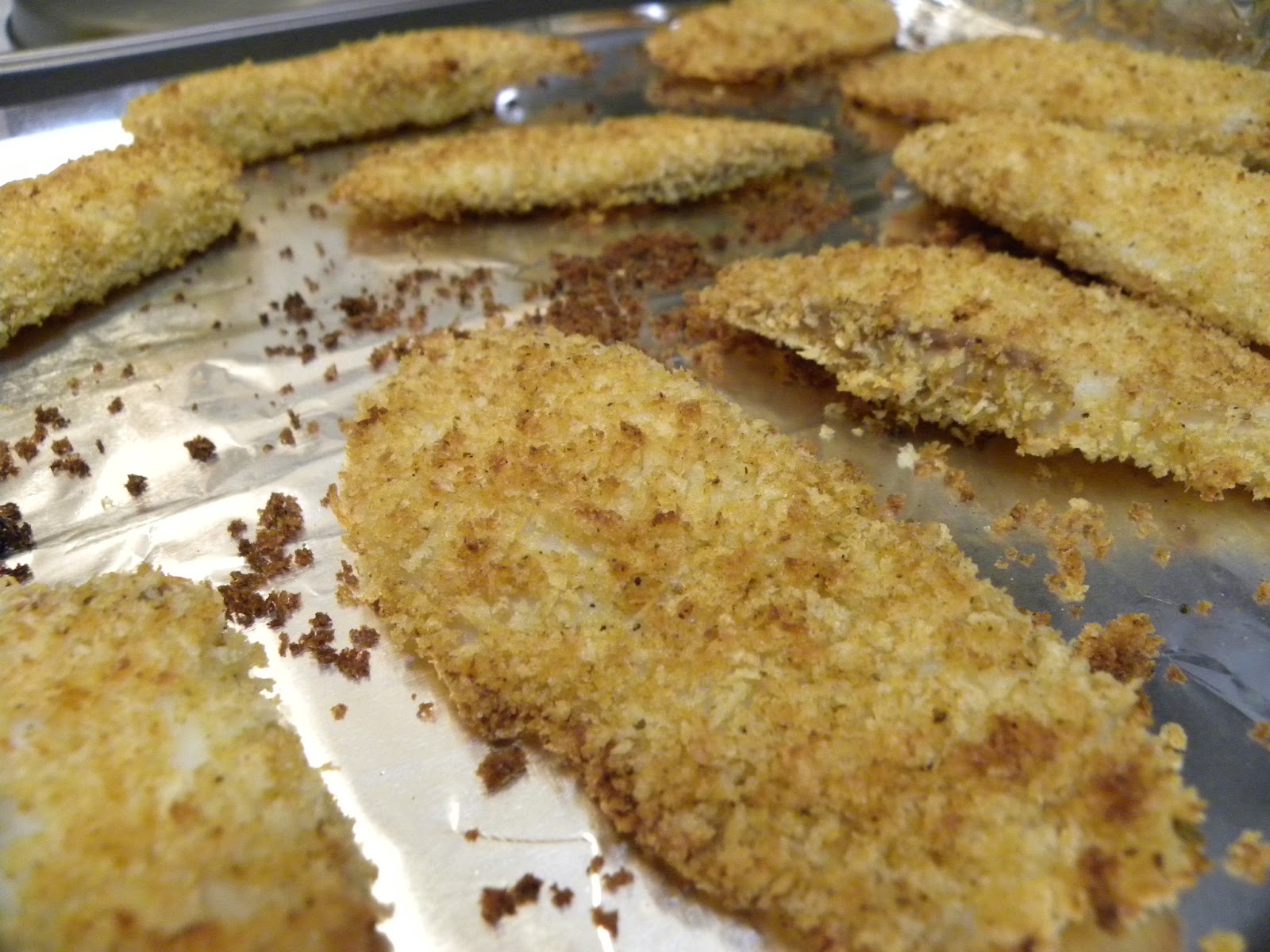 The Magnificent Mrs. Morales: Crispy, Baked Tilapia with Panko Crumbs