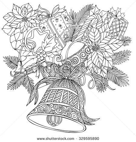 Adult Coloring pages: Seasonal: Winter/Christmas