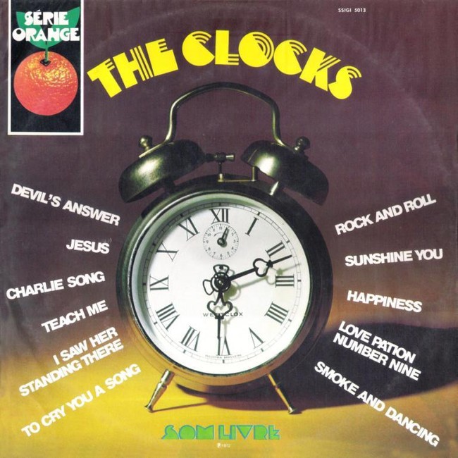 9 час слушать. Clock группа. The Clocks the Clocks 1973. The Clock рос Бейкер. LP Rock album Clock.