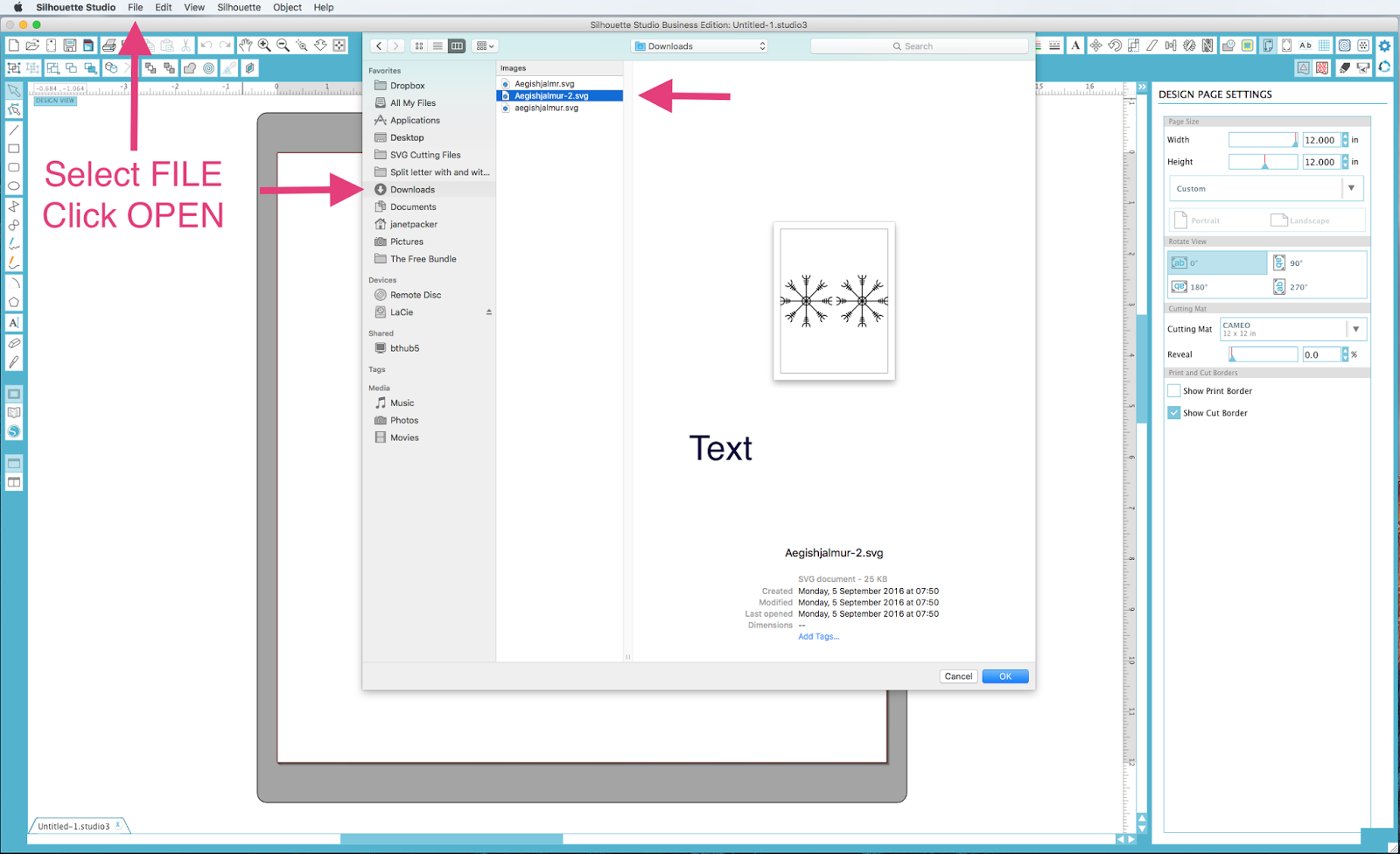 Download Silhouette Uk Using Svg Files With Silhouette Studio Designeredition And Above PSD Mockup Templates