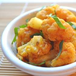 indian spice cauliflower