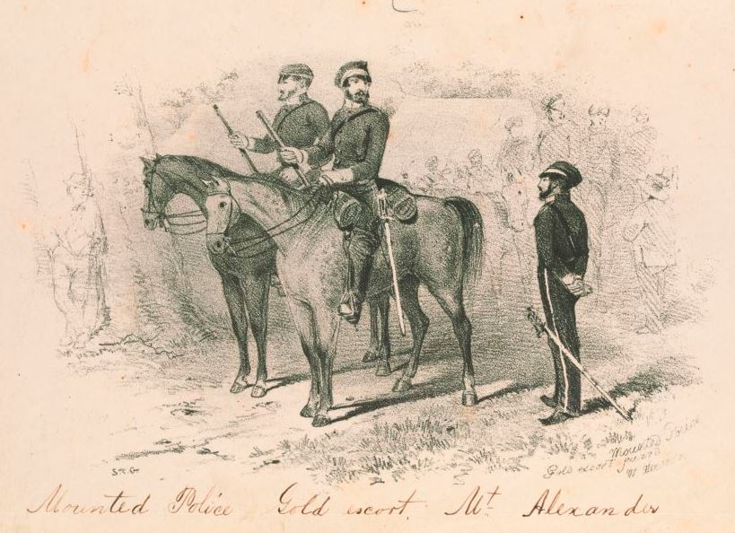 Victorian Police Cadets in the 1850s Remembering the Past Australia