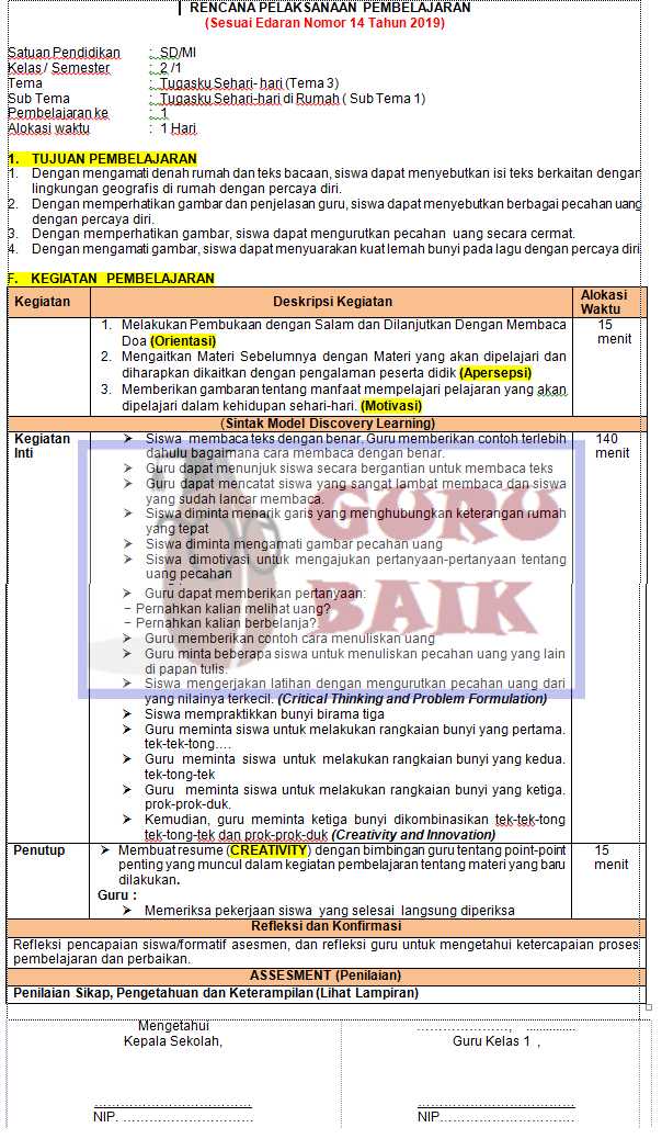 Download Rpp Daring Kelas 2 Semester 1 Rpp Daring Kelas