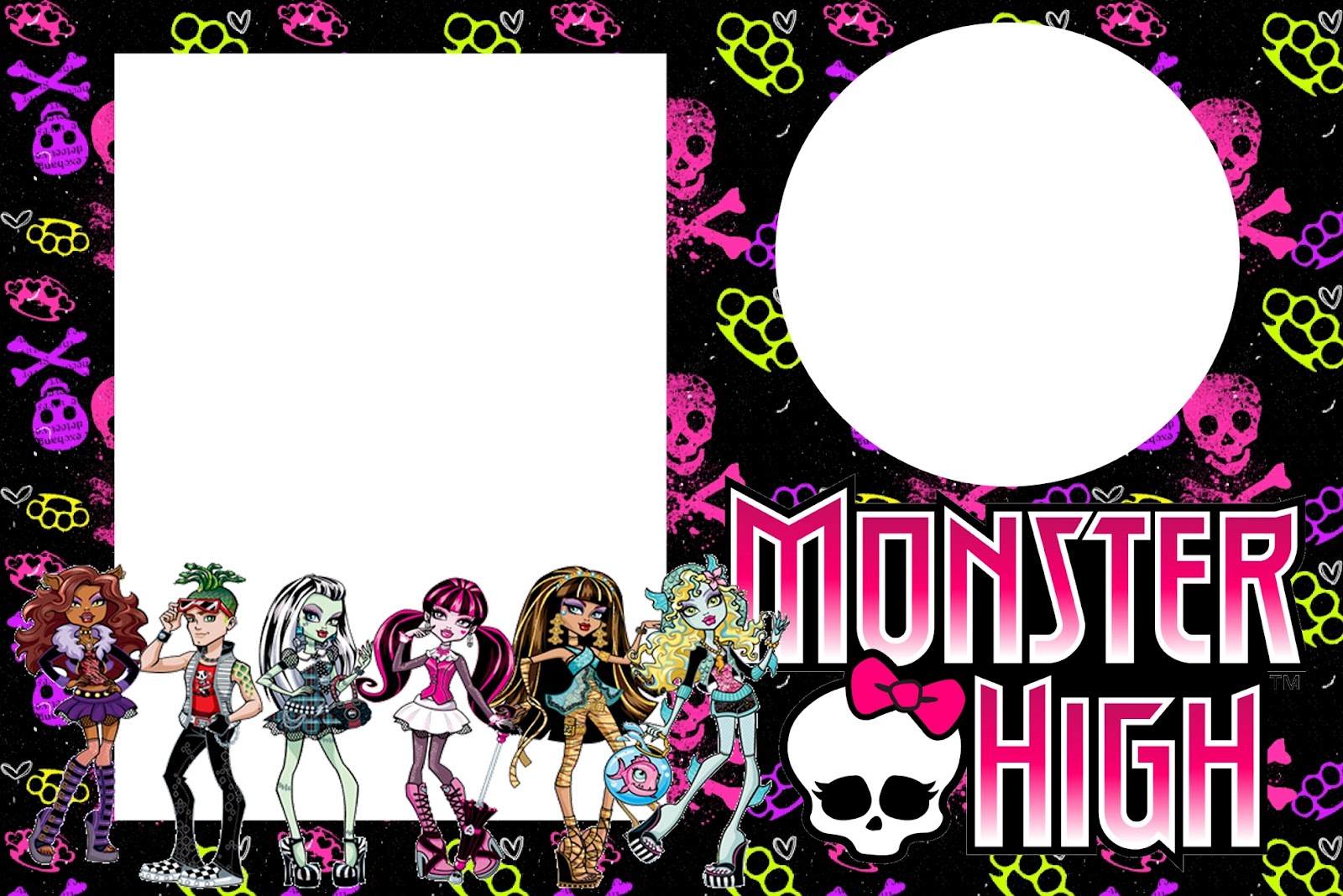 Free Printable Monster High Invitations