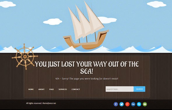 creative 404 page