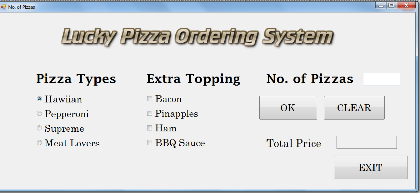 Programming & Pathways: Pizza Ordering System