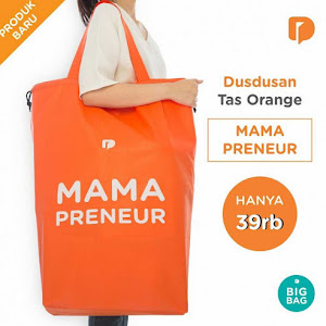 Dusdusan Tas Orange Mama Preneur