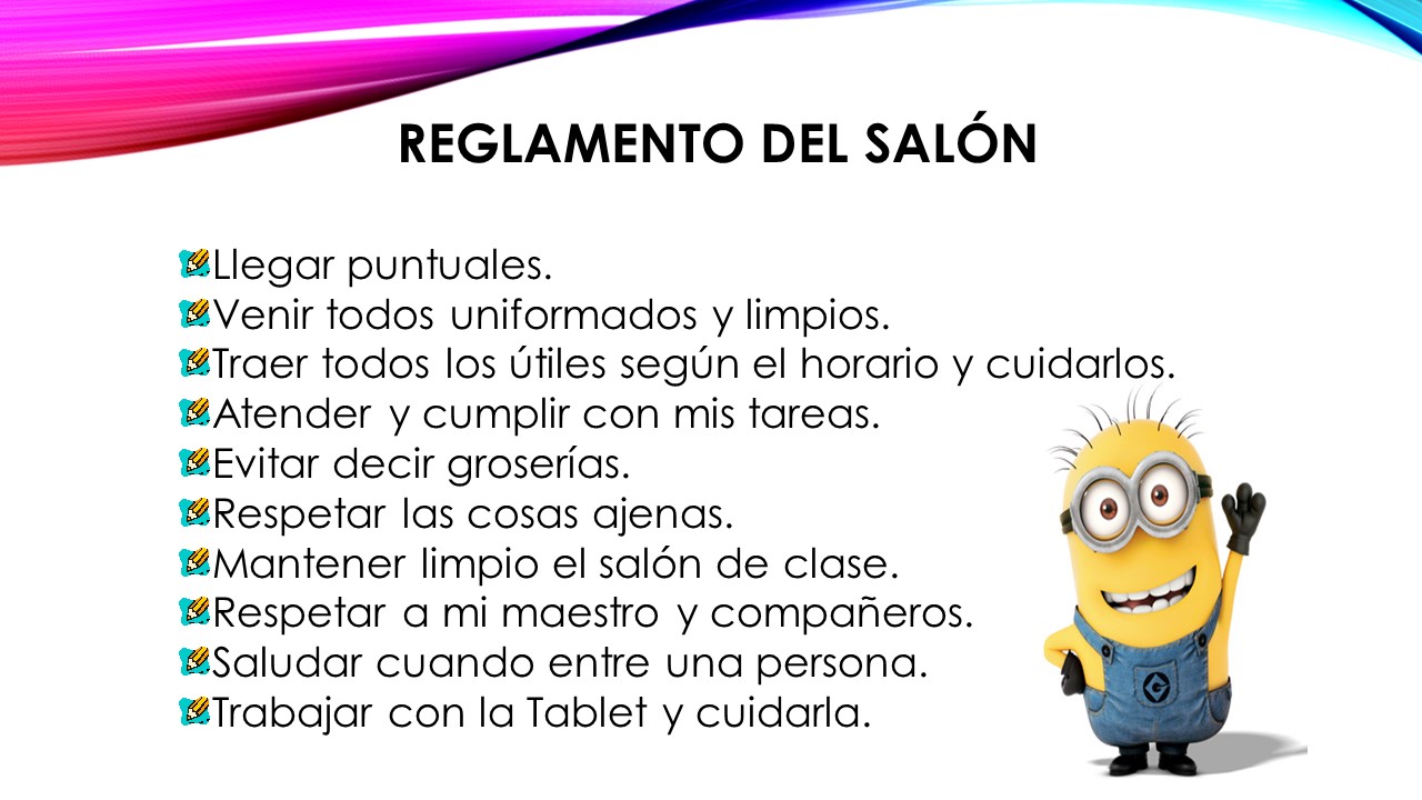 APRENDE EN CASA II REGLAMENTO DEL SALÓN DE CLASES APRENDE EN CASA II REGLAMENTO DEL SALÓN DE CLASES