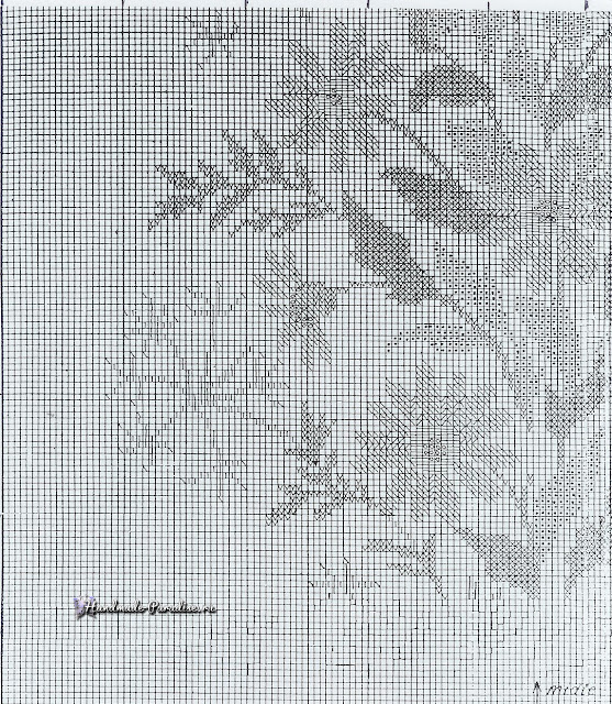 Ромашки на скатерти. Схемы вышивки крестом Ромашки на скатерти. Схемы вышивки крестом