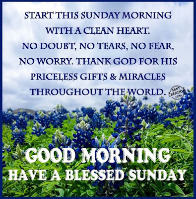 GOOD MORNING SUNDAY - ♥♥ MAMA MASZULL ♥♥
