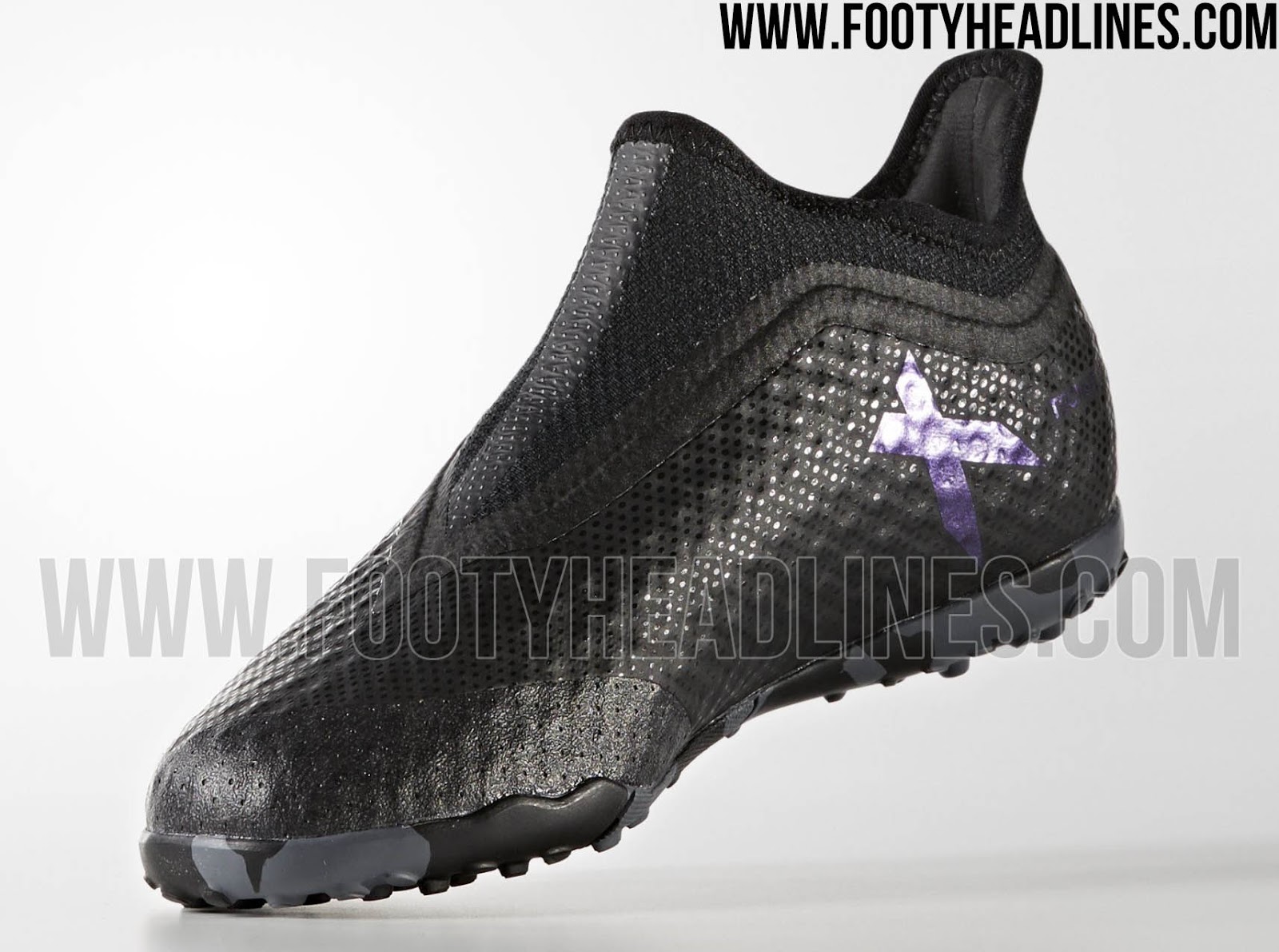 Laceless Adidas X Tango 17+ Purespeed Magnetic Storm Pack Boots - Footy Headlines