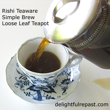 Rishi Tea Simple Brew Loose Leaf Teapot, 13.5 Ounces (400ml)