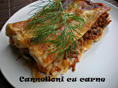 Cannelloni cu carne