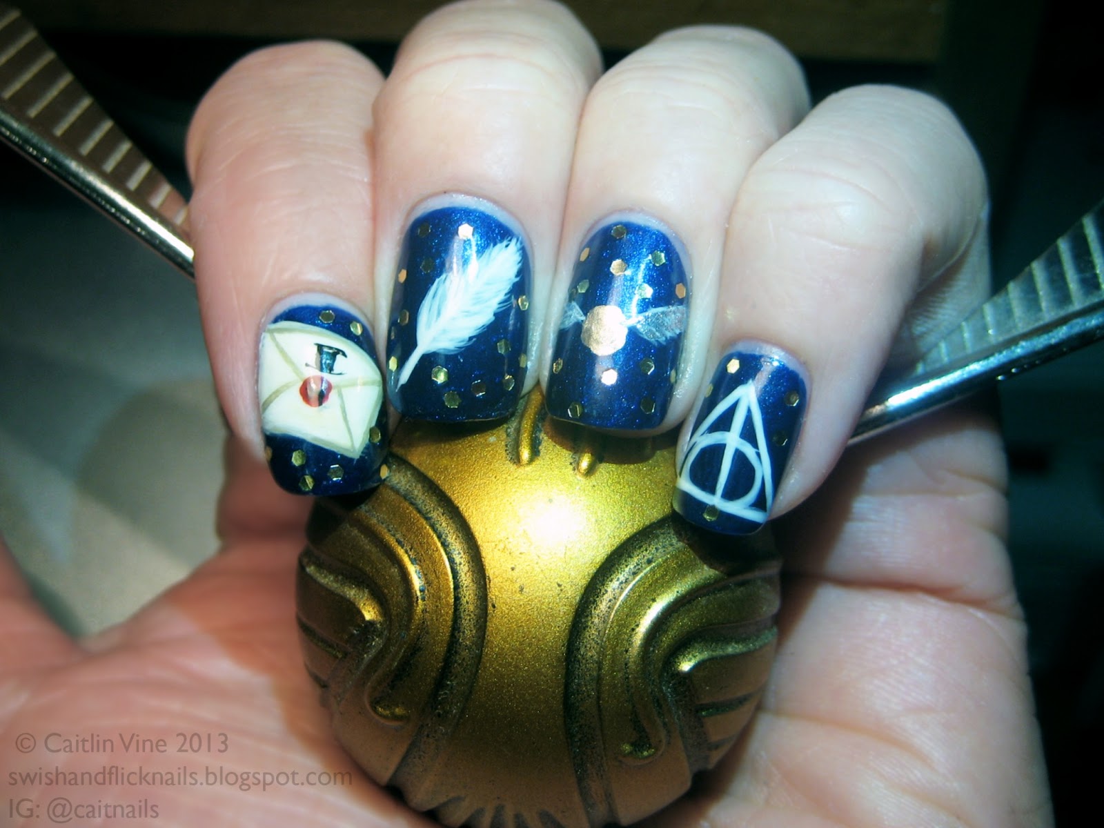 Muggle Manicures Nail Art Harry Potter Inspired Nails