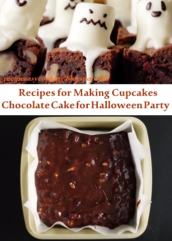 Recipes for Making Cupcakes Chocolate Cake for Halloween Party