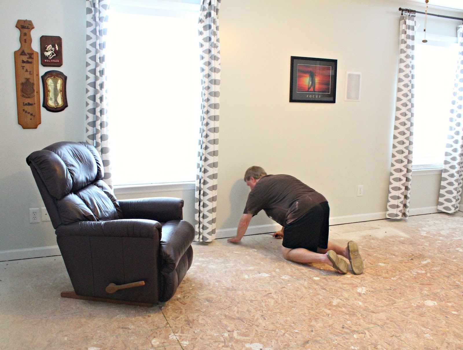 carolina on my mind Hardwood Floors Upstairs Part 2 (Bonus Room Demo)