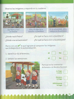 Apoyo Primaria Exploración de la Naturaleza y la Sociedad 2do Grado Bloque III Autoevaluación