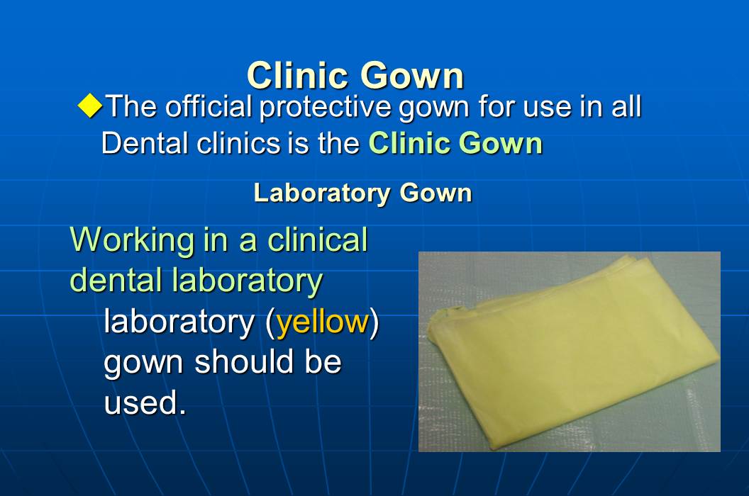 Dentistry Infection control guidelines