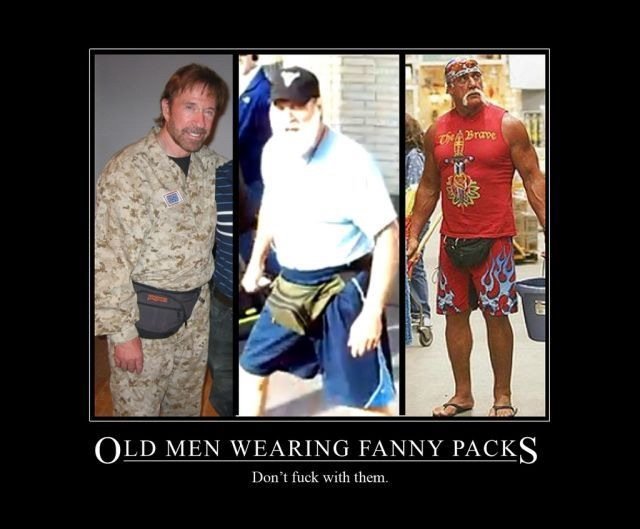 STRENGTH FIGHTER™: Old Tough Men Wearing Fanny Packs