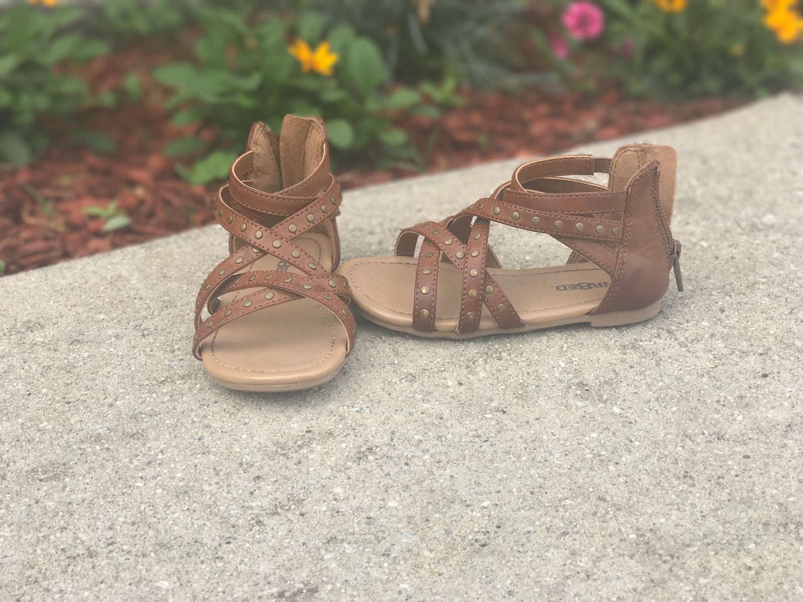Brown toddler sandals