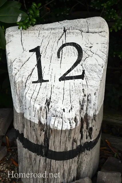 black and white buoy house number