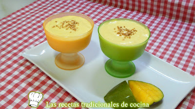 Receta fácil de crema de mango un postre delicioso