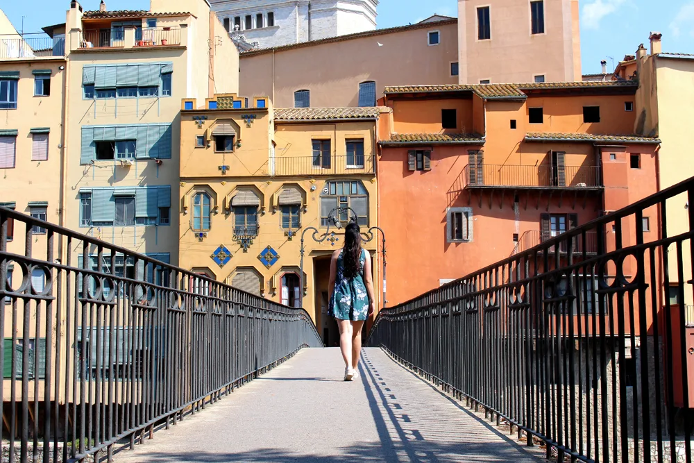Bridge in Girona, Spain - travel & lifestyle blog