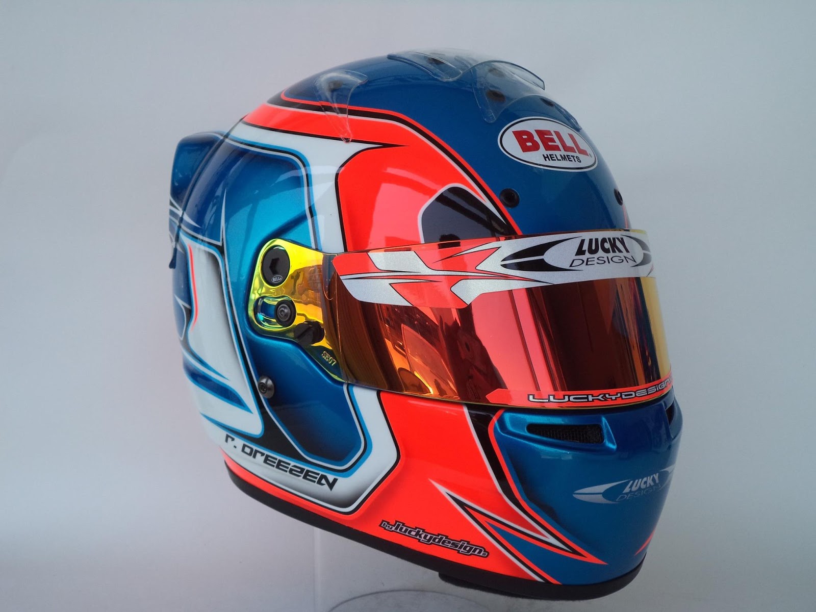 Racing Helmets Garage: Bell HP7 R.Dreesen 2015 by Lucky Design