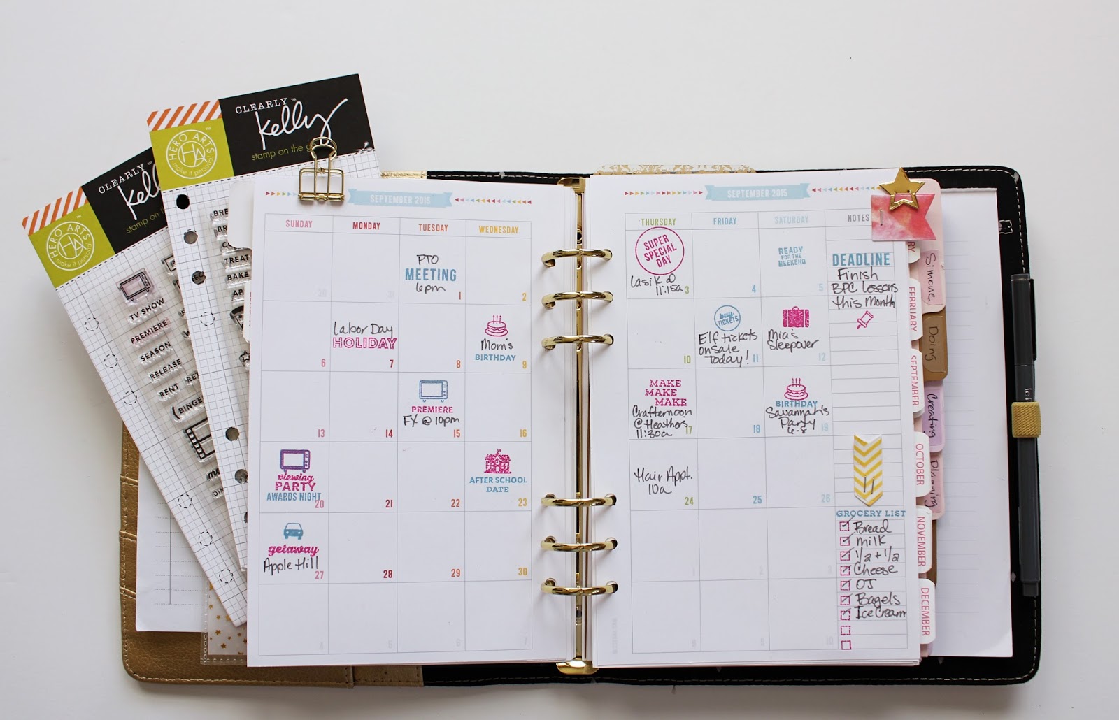 The Picinic Basket Featuring Clearly Kelly │ Planner Stamps