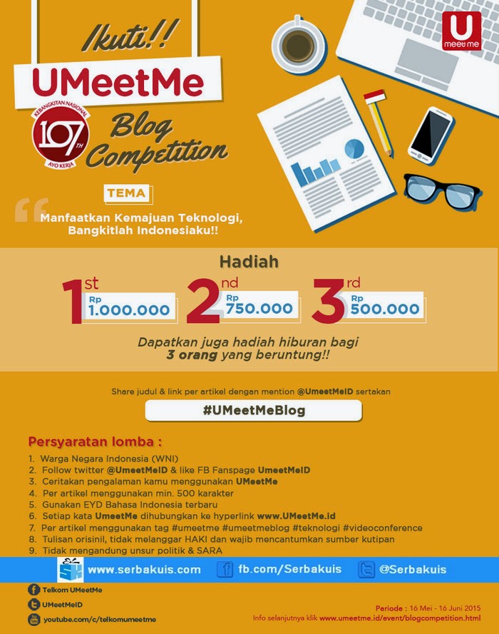 Kontes Blog UMeetMe Berhadiah Uang Jutaan Rupiah