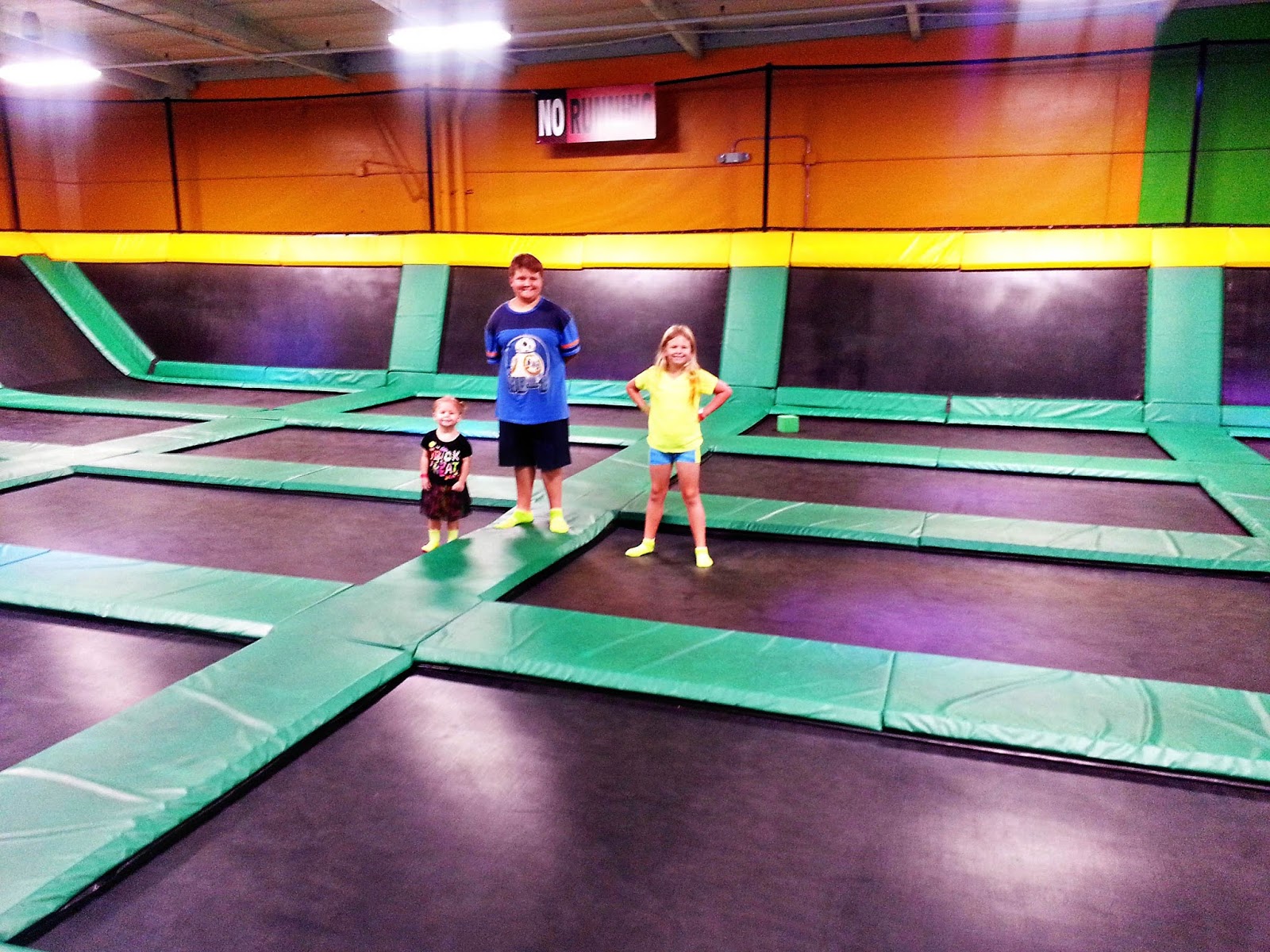 Funky Polkadot Giraffe Family Fun at Rockin' Jump Orange County